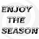 Enjoy the Season Font 3smp-Digital ClipArt