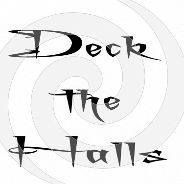 Deck the Halls Font 2smp-Digit