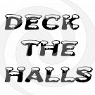 Deck the Halls Font 1smp-Digital ClipArt