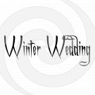 Winter Wedding Font 2smp-Digital ClipArt