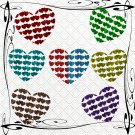 Color Hearts 81a-Digital ClipArt