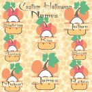 Pick 6 Candy Corn Halloween Names