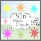 Sun Digital Clipart Vol. 1