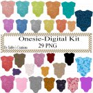 Color Onesie 1-Digital Clipart-