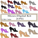 Glitter Shoes Digital Kit-