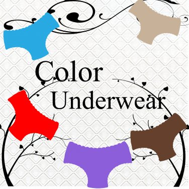 Color Underwear 1-Digital Clipart