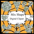 Mix Shapes Digital Cliparts Vol. 14