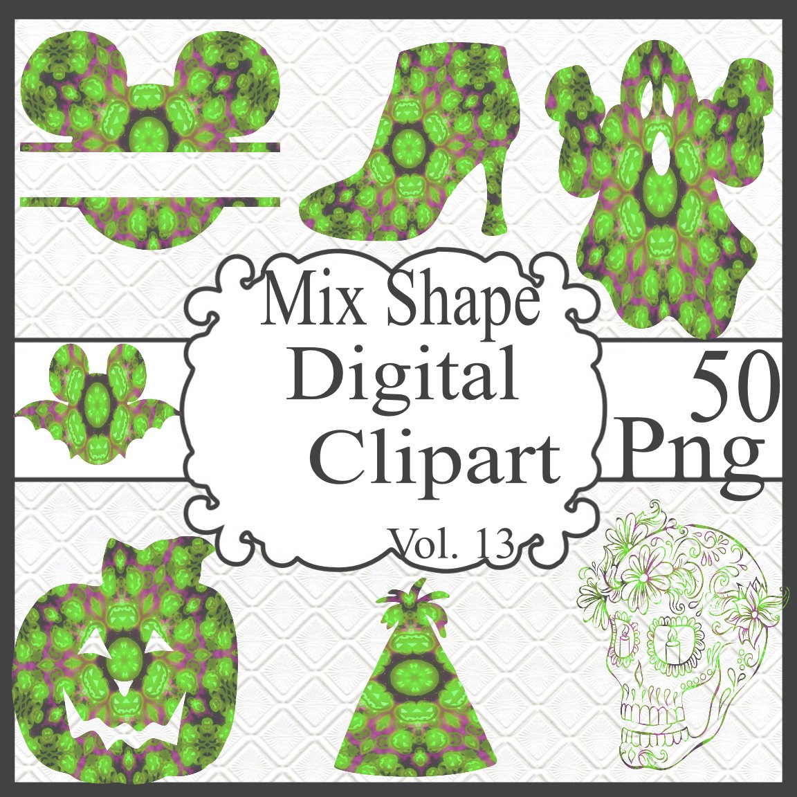 Mix Shapes Digital Cliparts Vol. 13