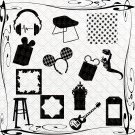 Mix Christmas Shape 1A-Digital ClipArt