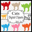 Cats Digital Clipart Vol. 3