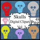 Skull Digital Clipart Vol. 3
