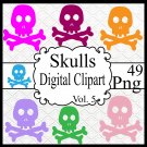 Skull Digital Clipart Vol. 5