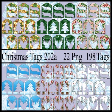 Christmas Tags 202a Vol. 3