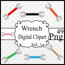 Wrench Digital Clipart Vol. 1
