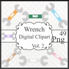 Wrench Digital Clipart Vol. 2
