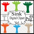 Sink Digital Clipart Vol. 1