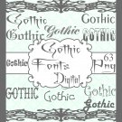 Gothic Fonts Digital