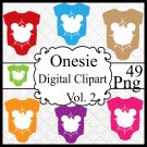 Onesie Digital Clipart Vol. 2