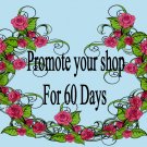 Promote Your Items for 60 Days on Twitter-The items will be randomly. I'll