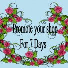 Bonanza-Promote Your Items for 7 Day on Twitter-The items will be randomly.
