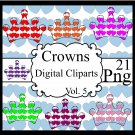 Crowns Digital Cliparts Vol. 5