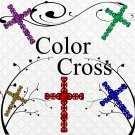 Color Cross-Digital Clipart
