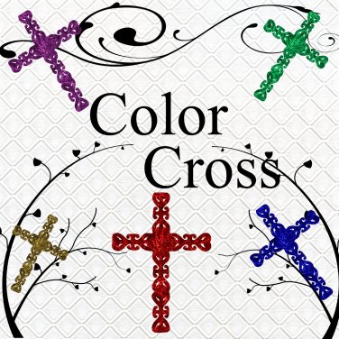 Color Cross-Digital Clipart