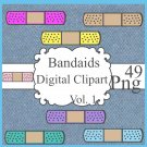 Bandaids Digital Clipart Vol. 1