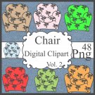 Chair Digital Clipart Vol. 2