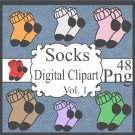 Socks Digital Clipart Vol. 1