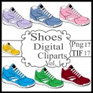 Shoes Digital Clipart Vol. 1