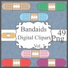 Bandaids Digital Clipart Vol. 3