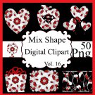 Mix Shapes Digital Cliparts Vol. 16
