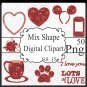 Mix Shapes Digital Cliparts Vol. 15