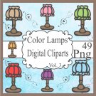 Color Lamps Digital Cliparts Vol. 3