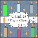 Candles Digital Cliparts Vol. 2