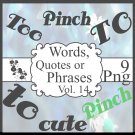 Words, Quotes or Phrases Vol. 14