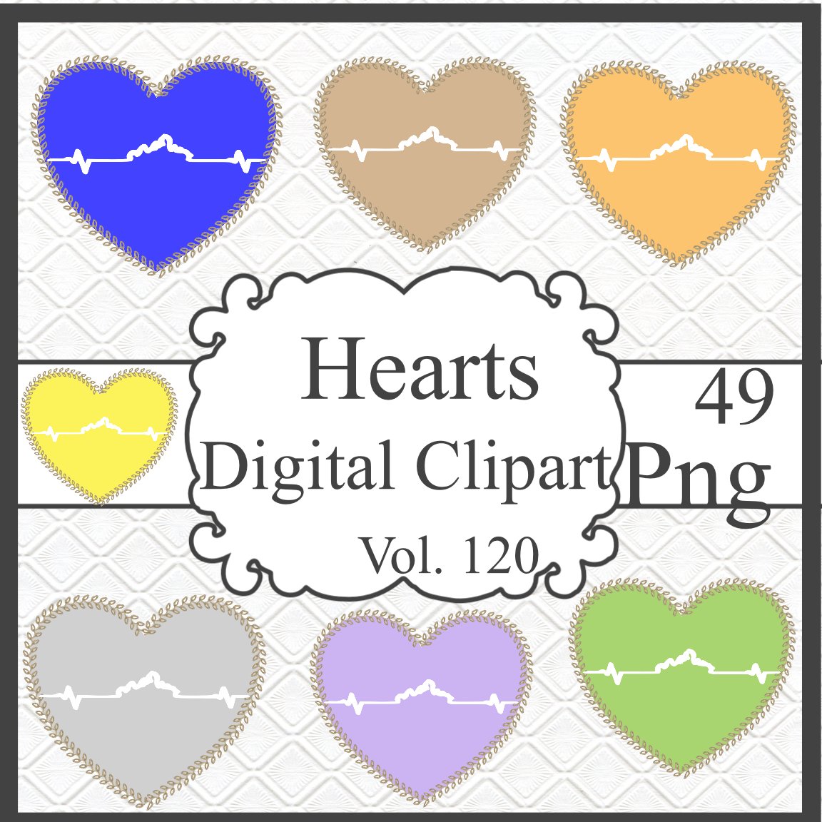 Hearts Digital Clipart Vol. 120
