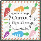 Carrot Digital Clipart Vol. 1
