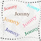 Color Jonny Name B1-Fonts