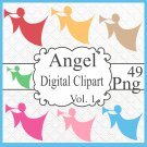 Angel Digital Clipart Vol. 1
