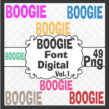 BOOGIE Font Digital Vol.1