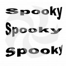 Spooky Font Digital