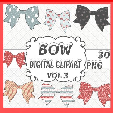 Bow Digital Clipart Vol. 3