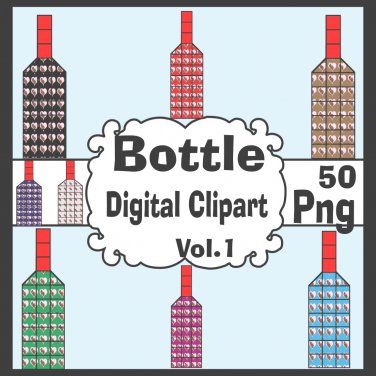 Bottle Digital Clipart Vol.1