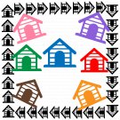 Color Pet House 1-Digital Clipart Color Pet House 1-Digital Clipart
