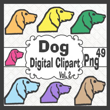 Dog Digital Clipart Vol. 2