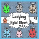 Ladybug Digital Clipart Vol.1