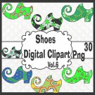 Shoes Digital Clipart Vol. 6