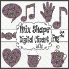 Mix Shape Digital Clipart Vol. 40